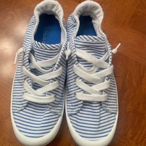 Women’s Falls Creek Kristy Blue/White Striped Sneakers